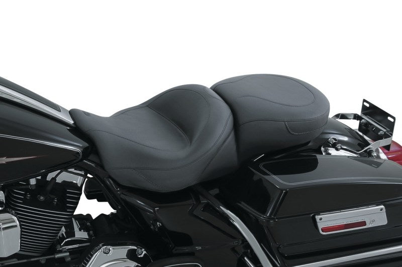 Mustang Motorcycle Mustang 08-21 Harley Electra Glide Std, Rd Glide, Rd King, Street Glide Touring 1PC Seat - Black