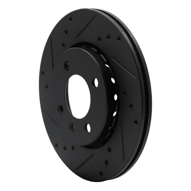 R1 Concepts R1 09-17 Volkswagen SAVEIRO (Mexico) Front Left Drilled & Slotted Black Brake Rotor