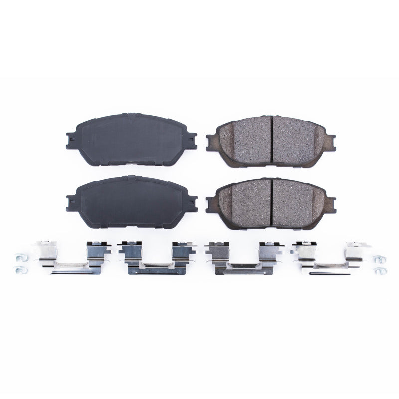 PowerStop Power Stop 05-07 Toyota Avalon Front Z17 Evolution Ceramic Brake Pads w/Hardware