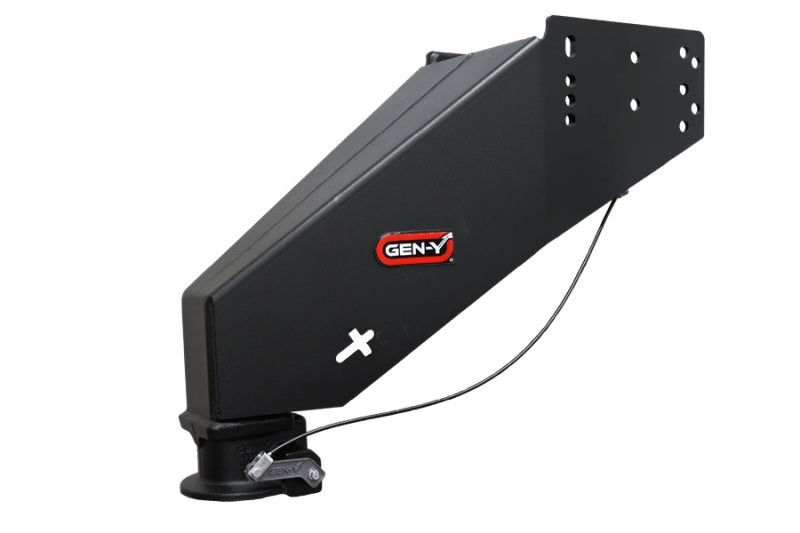 GEN-Y Hitch Gen-Y Nomad Static 5th Wheel to Gooseneck - 6.5K TW 30K Tow - Texture Black (1116/1621/1716 Frames)