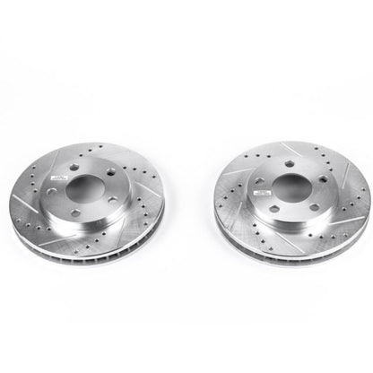 PowerStop Power Stop 97-05 Buick Century Front Evolution Drilled & Slotted Rotors - Pair