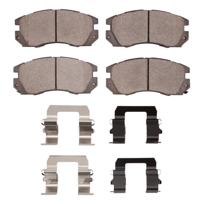 R1 Concepts R1 90-96 Subaru Legacy Front Optimum OE Pads & Hardware Kit