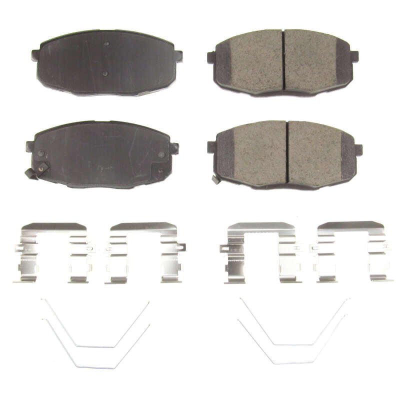 PowerStop Power Stop 2018 Hyundai Elantra GT Front Z17 Evolution Ceramic Brake Pads w/Hardware