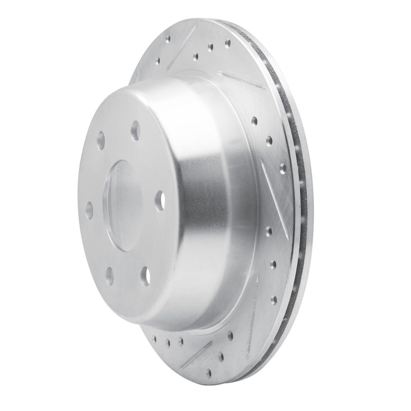 R1 Concepts R1 99-07 Chevrolet AVALANCHE 1500 Rear Left Drilled & Slotted Silver Brake Rotor