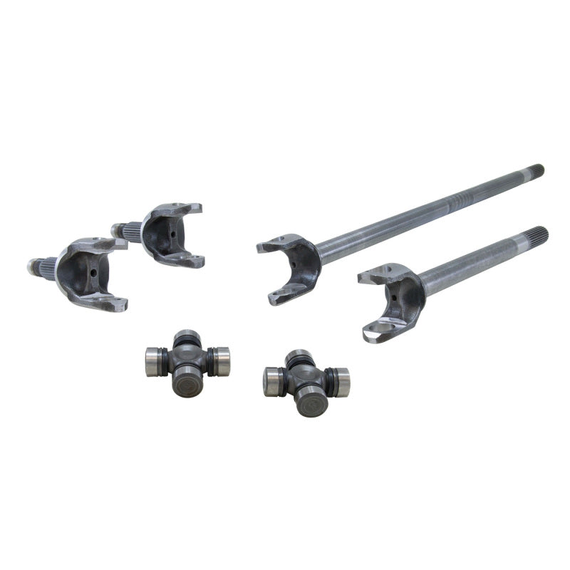 Yukon Gear & Axle Yukon Gear Front 4340 Chrome-Moly Replacement Axle Kit For 79-93 Dodge / Dana 60 w/ 35 Splines