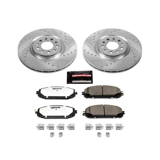 PowerStop Power Stop 14-16 Jeep Cherokee Front Z36 Truck & Tow Brake Kit