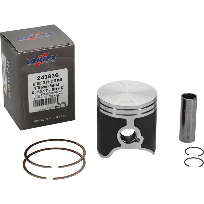 Vertex Pistons Vertex Piston 18-24 Beta RR 2T 125 125cc Cast Replica Piston Kit