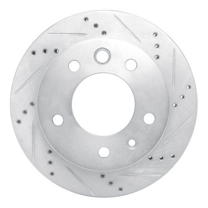 R1 Concepts R1 2002-2006 Dodge Sprinter 3500 Front Right Drilled & Slotted Silver Brake Rotor