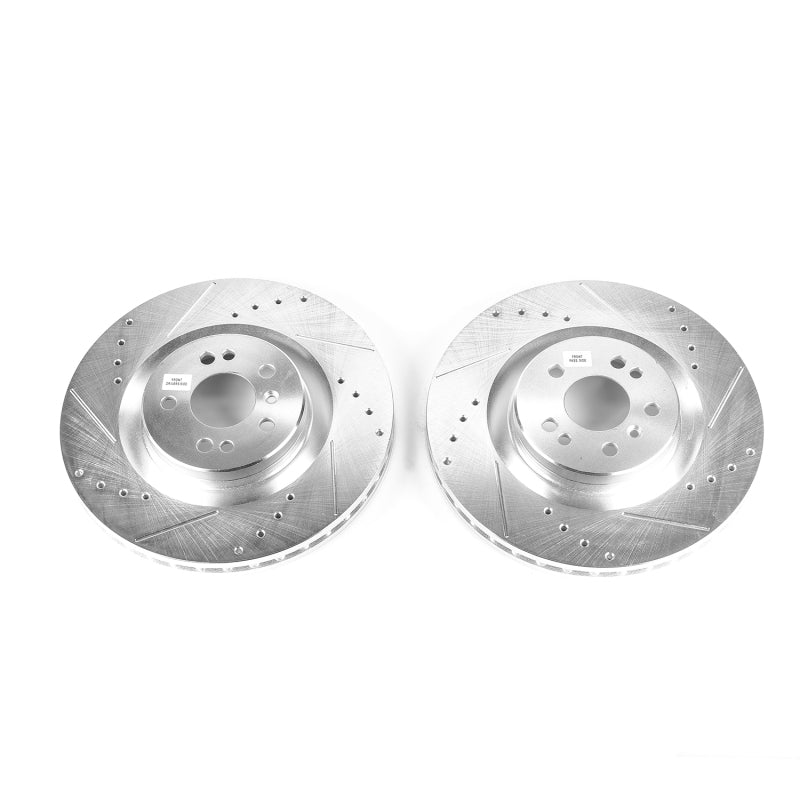 PowerStop Power Stop 05-06 Mercedes-Benz G55 AMG Front Evolution Drilled & Slotted Rotors - Pair