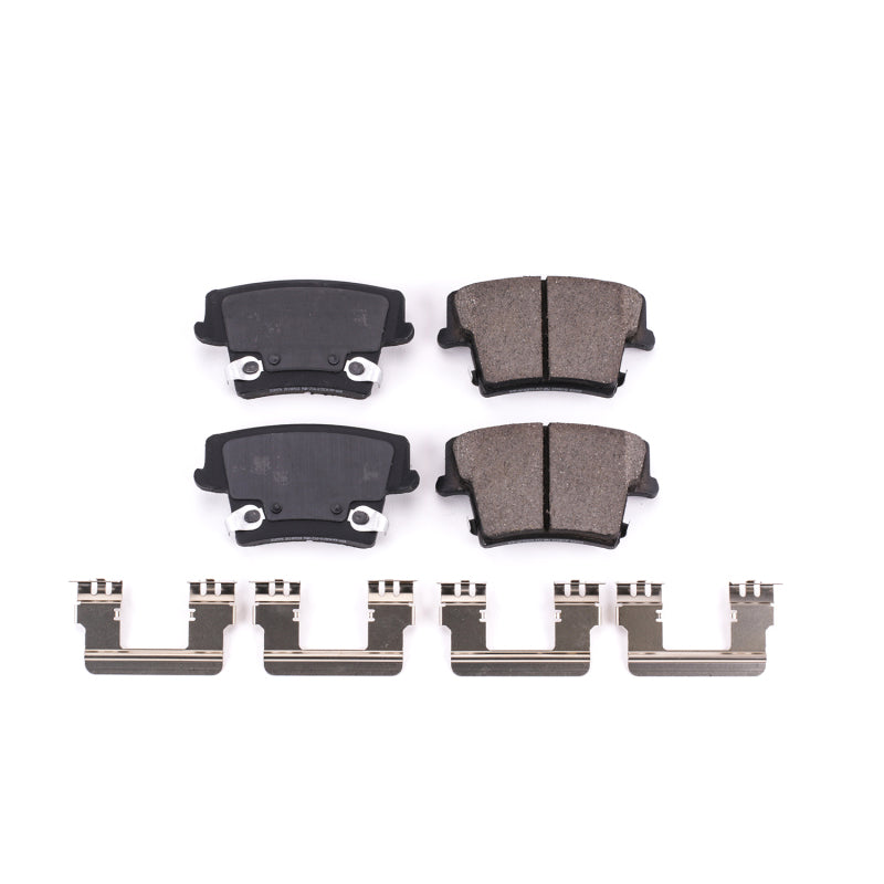 PowerStop Power Stop 06-14 Dodge Charger Rear Z17 Evolution Ceramic Brake Pads w/Hardware