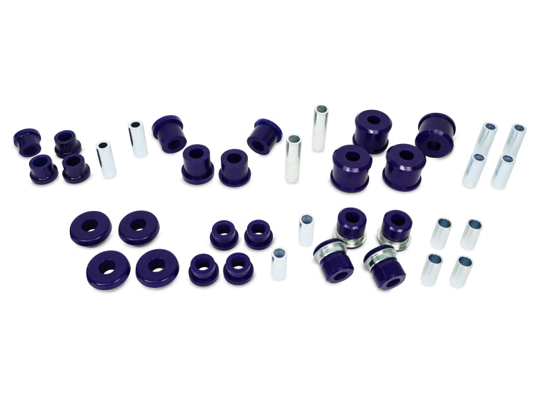 SuperPro 90-97 Mitsubishi Montero LS Control Arm & Trailing Arm Bushing Kit - (60mm Trailing Arm)