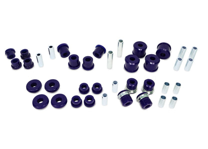 SuperPro 90-97 Mitsubishi Montero LS Control Arm & Trailing Arm Bushing Kit - (60mm Trailing Arm)