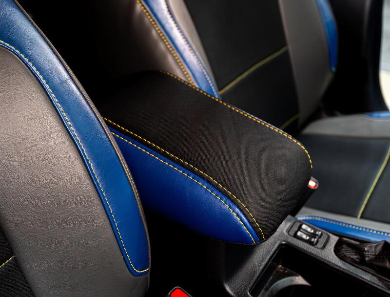PRP Seats PRP 2013-2017 Subaru Crosstrek Center Console Cover - Black w/ Red Stitch