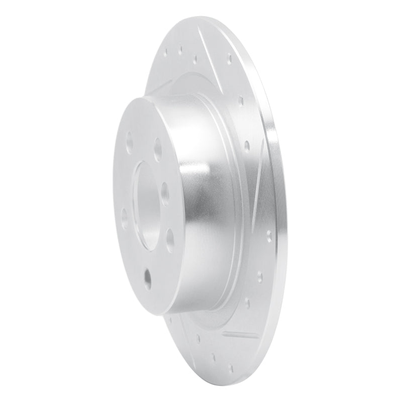 R1 Concepts R1 14-25 BMW 220i (Mexico) Rear Right Drilled & Slotted Silver Brake Rotor