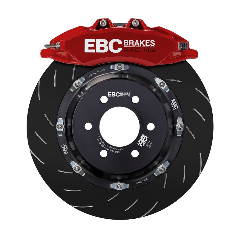 EBC Racing 08-21 Nissan 370Z Blue Apollo-6 Calipers 355mm Rotors Front Big Brake Kit