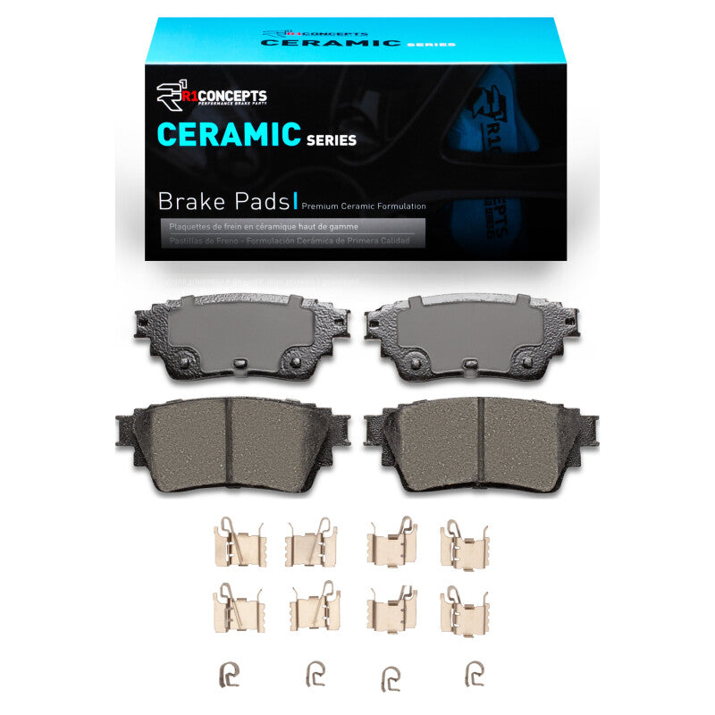R1 Concepts R1 -25 Nissan ALTIMA Rear Ceramic Pads & Hardware Kit