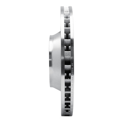 R1 Concepts R1 17-23 Porsche Panamera Right Front Drilled & Slotted Silver Brake Rotor