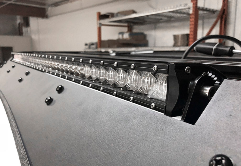 Cali Raised LED Cali Raised 40 Cut-Out Prinsu Roof Rack Slim Led Light Bar Bracket Kit - W/ 42 Inch Slim Led Light