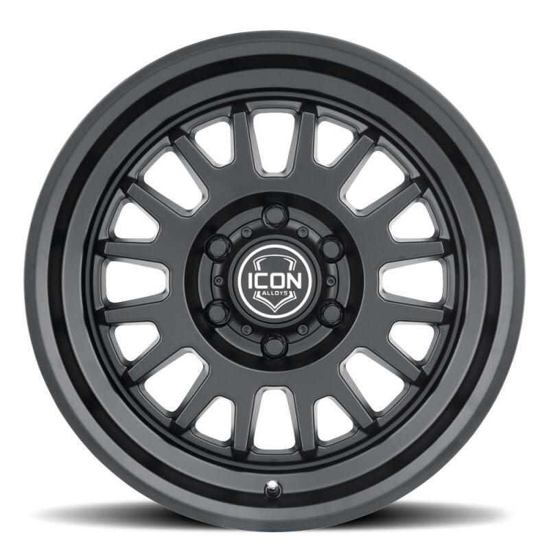 ICON Anza 17x8.5 5x150 25mm Offset 5.75in BS - Satin Black Wheel