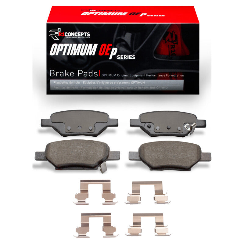 R1 Concepts R1 04-12 Chevrolet Cobalt Rear Optimum OE Brake Pads & Hardware Kit