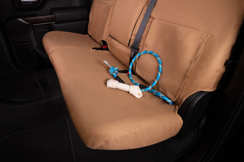 Covercraft 15-20 GMC Yukon Polycotton SeatSaver Custom Second Row Seat Covers - Tan
