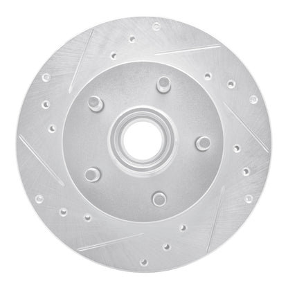 R1 Concepts R1 95-97 Ford Ranger (USA/Canada) Front Left Drilled & Slotted Silver Brake Rotor