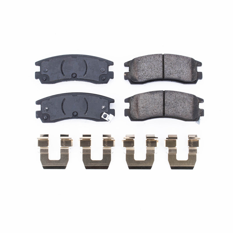 PowerStop Power Stop 1993 Cadillac Allante Rear Z17 Evolution Ceramic Brake Pads w/Hardware