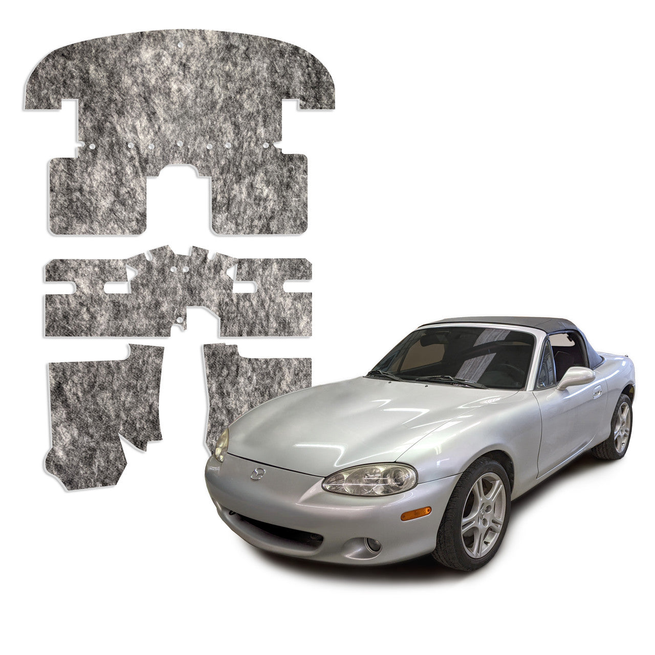 DEI 50295 THERMAL & ACOUSTIC INTERIOR KIT FOR MAZDA MX-5 1990-2005