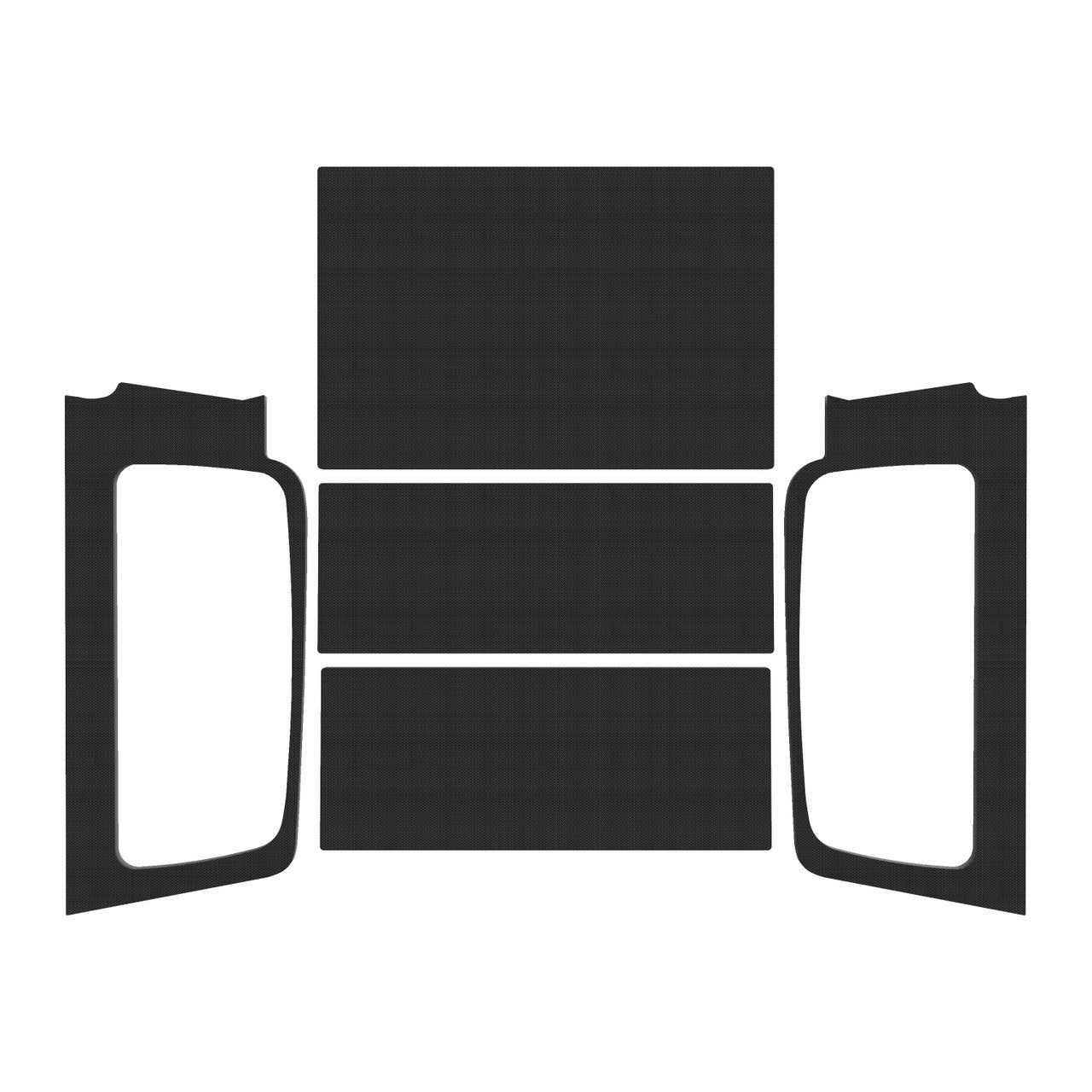 DEI 50601 BLACK ORIGINAL FINISH COMPLETE KIT FOR JEEP WRANGLER LJ 2004-2006