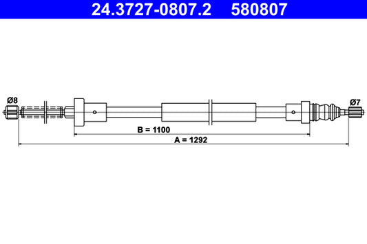 BOSCH 1987477042 Parking Brake Cable Pull