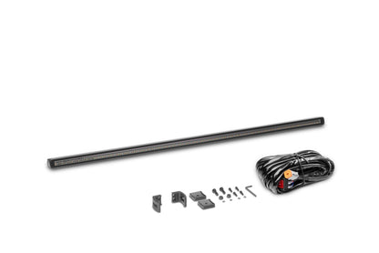 Go Rhino Xplor Flash Series Sgl Multi Function LED Light Bar (Track Mount) 30in. - Blk