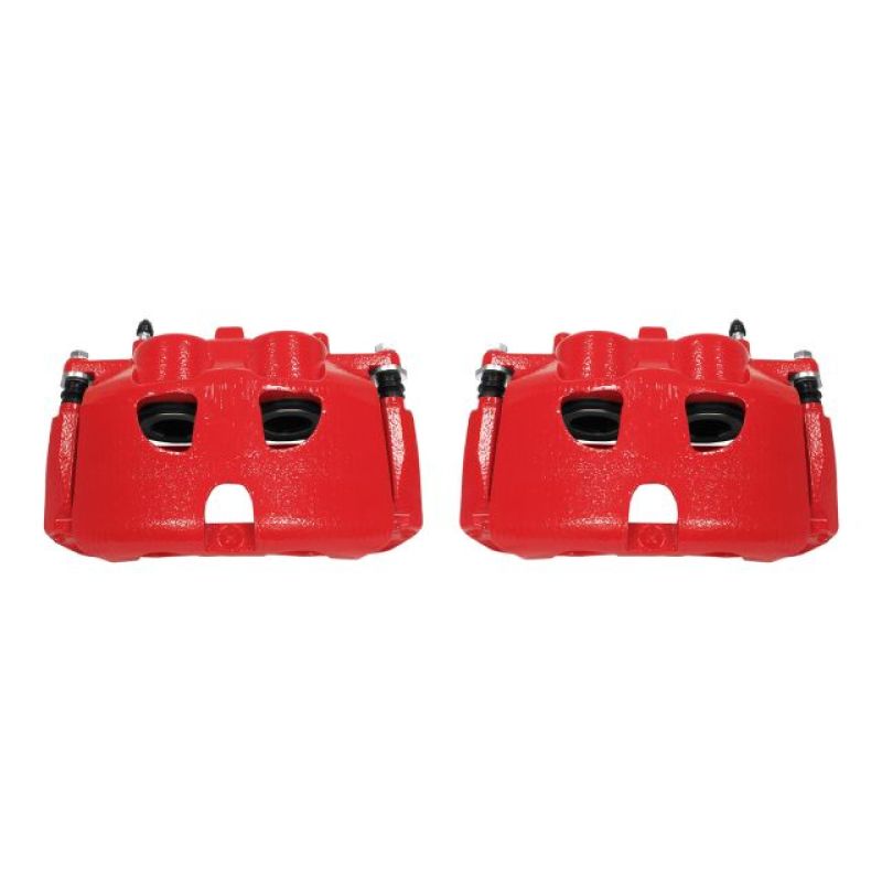 PowerStop Power Stop 10-17 Ford Expedition Front Red Calipers w/Brackets - Pair