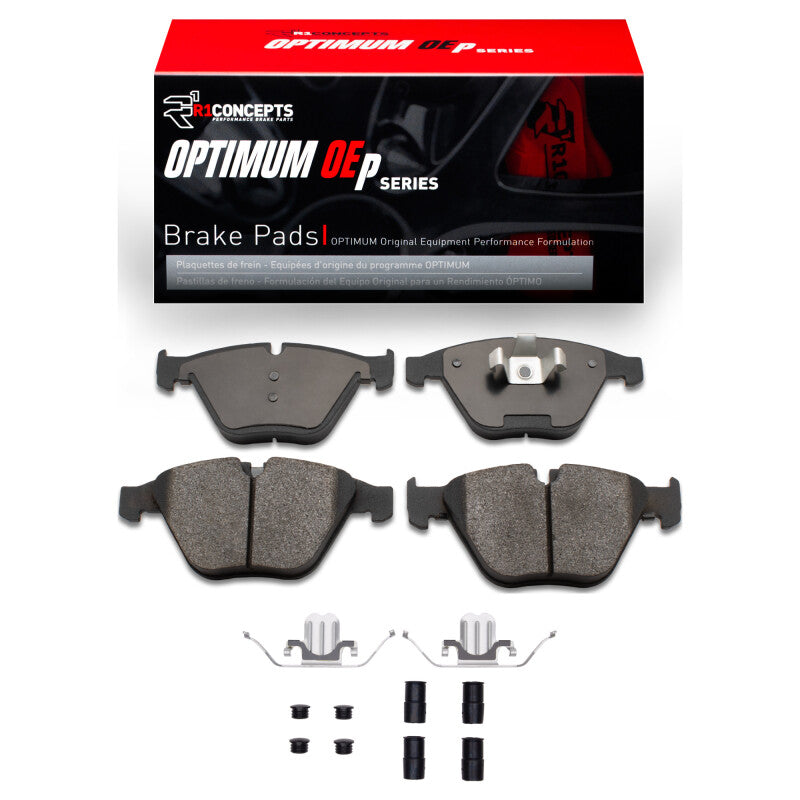 R1 Concepts R1 2007-2015 BMW 323I Front R1 Optimum OE Pads & Hardware Kit