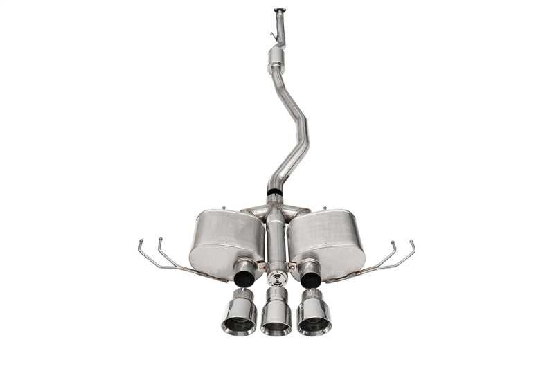 CORSA Performance Corsa 2017-2021 Honda Civic Type R 3in Cat Back Exhaust - Polished Pro-Series Tri 4.5in Tip (Xtreme)