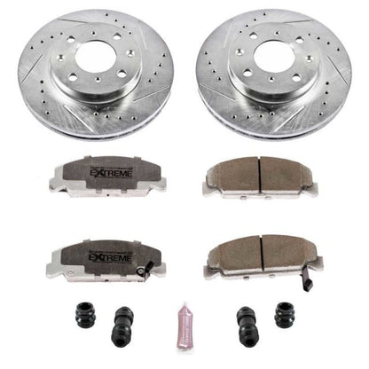 PowerStop Power Stop 90-00 Honda Civic Front Z26 Street Warrior Brake Kit