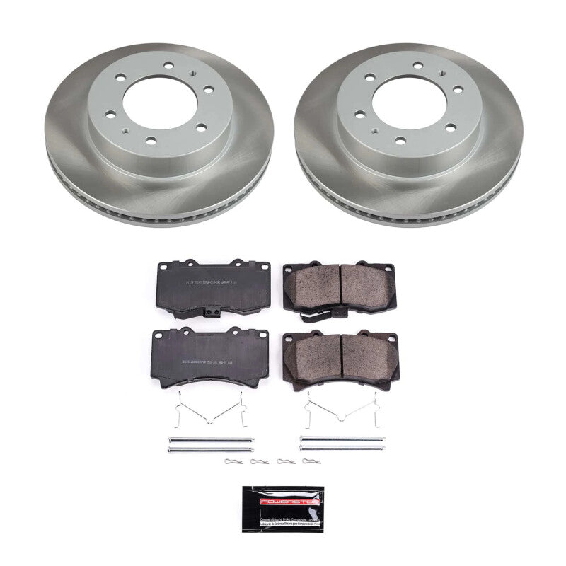 PowerStop Power Stop 09-10 Hummer H3T Front Semi-Coated Rotor Kit