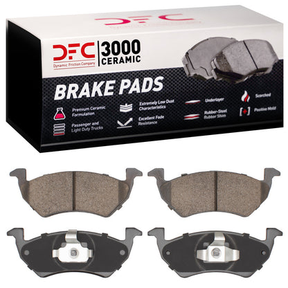 DFC 09-17 Volkswagen Gol/Saveiro Front 3000 Ceramic Brake Pads
