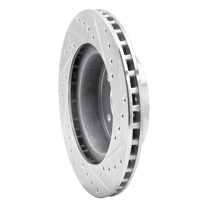R1 Concepts R1 87-90 Dodge DAKOTA 4WD Front Right Drilled & Slotted Silver Brake Rotor