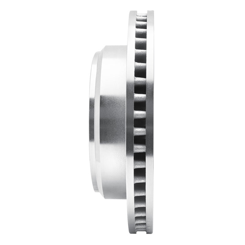 R1 Concepts R1 08-25 Ford E-350 Super Duty Rear Right Drilled & Slotted Silver Brake Rotor