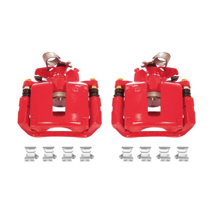 PowerStop Power Stop 13-17 Ford Explorer Rear Red Calipers w/Brackets - Pair