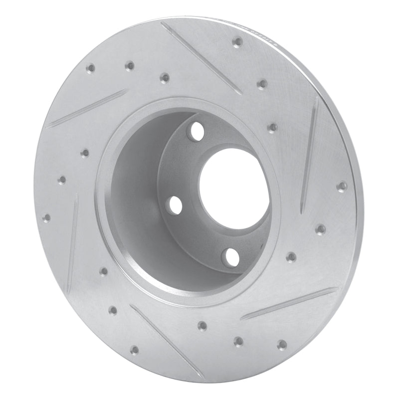 R1 Concepts R1 72-78 Volkswagen Type 2 Front Left Drilled & Slotted Silver Brake Rotor