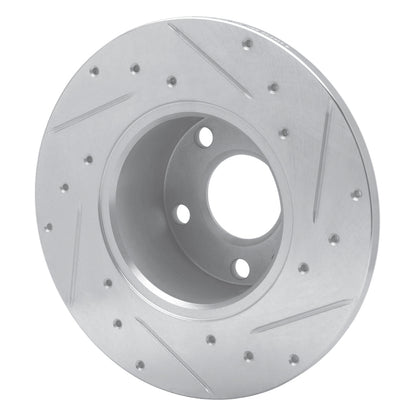 R1 Concepts R1 72-78 Volkswagen Type 2 Front Left Drilled & Slotted Silver Brake Rotor
