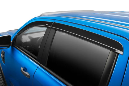 Husky Liners 19-25 Ford Ranger SuperCrew Ventvisor Low Profile (4pc) - Smoke