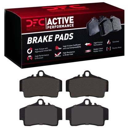 DFC 97-12 Porsche 911 Rear Active Performance Pads - Low Metallic