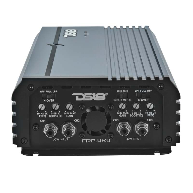 DS18 4-Channel Class-D Amp Stereo Full-Range 4 x 400 W RMS at4 ohm- Titanium