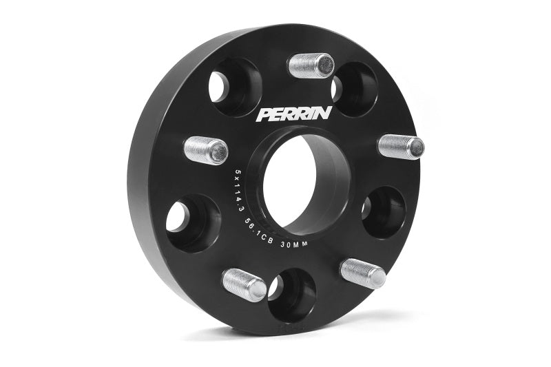 Perrin Performance PERRIN Subaru 30mm Wheel Spacers 5x114.3 BP w/56mm Hub - Black