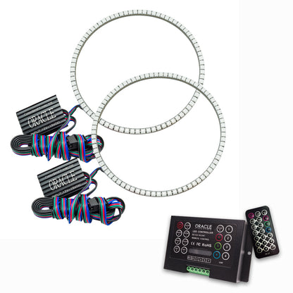ORACLE Lighting Oracle Jeep Wrangler JK 07-17 LED Waterproof Halo Kit - ColorSHIFT w/ 2.0 Controller