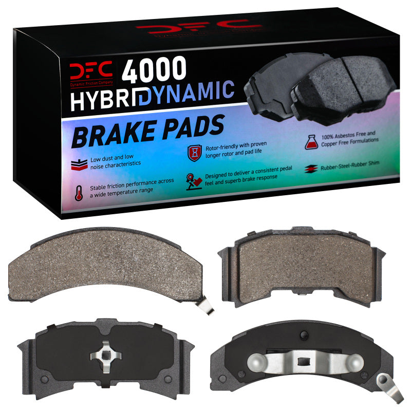 DFC 84-87 Pontiac Fiero Front 4000 Hybridynamic Brake Pads