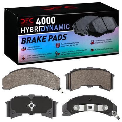 DFC 84-87 Pontiac Fiero Front 4000 Hybridynamic Brake Pads