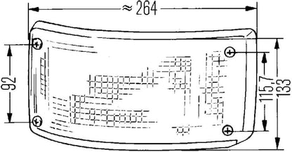 Hella Reversing Lamp 2Zr